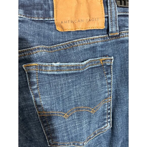 American Eagle Outfitters Mens Slim Next Level Flex Jeans 28x30 Denim flaws - Picture 5 of 10